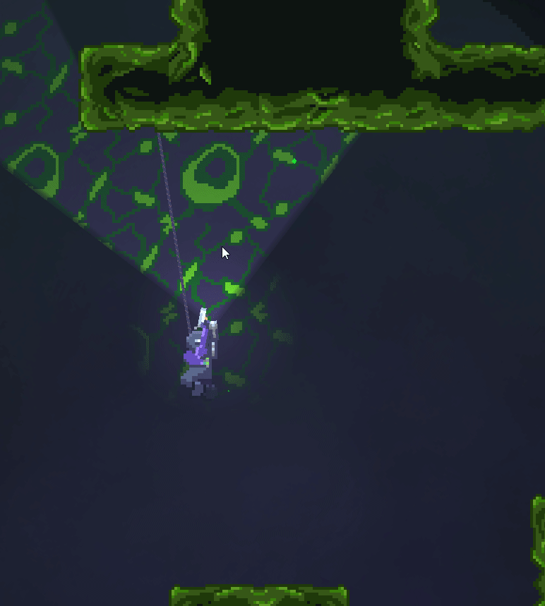 The grappling hook feels really good.